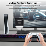 4K HDTV Multiviewer Switch 4x1 with Capture Card - Black