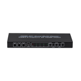 4K HDTV Multiviewer Switch 4x1 with Capture Card - Black