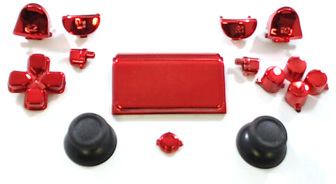 Button Set For PS4 Pro Dualshock Controllers - Chrome