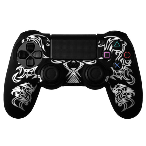Protective Sleeve For PS4 Controllers - Dragon Black White