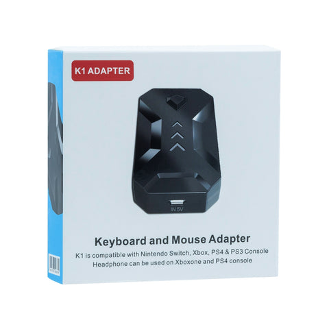 K1 USB Gaming Keyboard and Mouse Adapter for the Switch/Xbox One/PS3/PS4