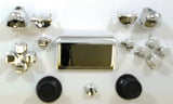 Button Set For PS4 Pro Dualshock Controllers - Chrome
