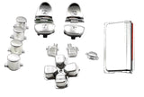 Chrome Button Set For PS4 Dualshock Controllers