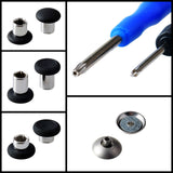 31 In 1 Custom Thumbstick Joypad D-Pad ABXY Bullet Set with T6 Tools for PS4 SLIM / PRO Dualshock 4 Controller