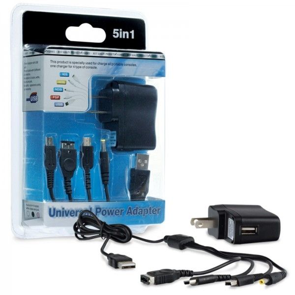 5 In 1 Universal Power Adapter for the Nintendo DS/Lite/DSi/Sony