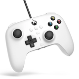 White 8Bitdo Ultimate Wired Controller for the XBOX Series X/S/ONE Windows 10/11