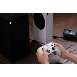 White 8Bitdo Ultimate Wired Controller for the XBOX Series X/S/ONE Windows 10/11