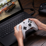 White 8Bitdo Ultimate Wired Controller for the XBOX Series X/S/ONE Windows 10/11