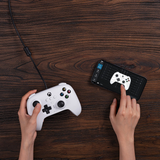 White 8Bitdo Ultimate Wired Controller for the XBOX Series X/S/ONE Windows 10/11