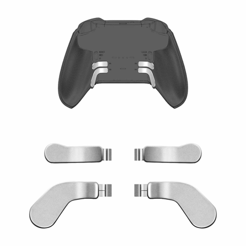 Silver Metal Paddles Trigger Set for Xbox Elite/Xbox Elite 2 Controller