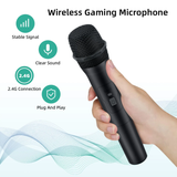 25ms Latency  2.4G Wireless Microphone for Nintendo Switch Xbox/PS5/PC