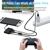 DOBE 1080p Portable Video Converter for Nintendo Switch/Switch OLED/Steam Deck
