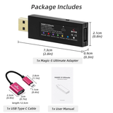 MayFlash Magic-S Ultimate Wireless Adapter for PS4/Switch/macOS/Win/Pi