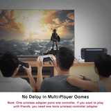DS50 Pro Wireless Controller Adapter for PS4/PS3/Nintendo Switch/Switch Lite/PC