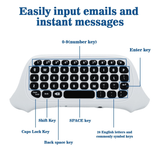 WHITE DOBE 2.4G Wireless Keyboard for the XBOX ONE S/SERIES X/SERIES S (TYX-586S)