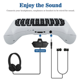 WHITE DOBE 2.4G Wireless Keyboard for the XBOX ONE S/SERIES X/SERIES S (TYX-586S)