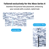 Magnetic Protective Case for Xbox Series X Console-Camouflage Gray