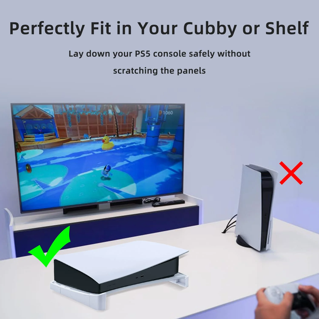 Horizontal Base Stand for PS5 DE/UHD Console – Flashback Limited ...