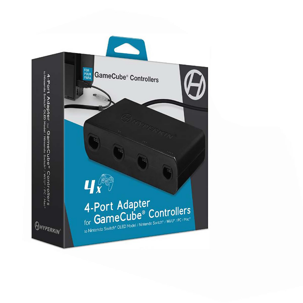 Hyperkin 4-Port Controller Adapter for GameCube to Switch/Wii U/PC/Mac ...
