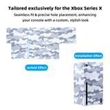 Magnetic Protective Case for Xbox Series S Console-Camouflage Gray