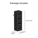 4 Ports USB Hub 2.0 for Xbox Series S Black