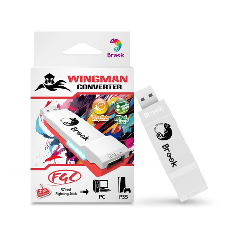 Brook Wingman FGC PS5/PS4/PS3/Xbox One/Xbox 360/Switch Wired Arcade Stick to PS5