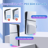 Iplay Transparent RGB Vertical Stand for PS5 Slim Disc/Digital Edition Console