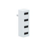 4 Ports USB Hub 2.0 for Xbox Series S-White