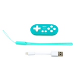 Teal 8Bitdo Zero 2 Bluetooth Gamepad for the Switch/Windows/Mac/Android/Pie