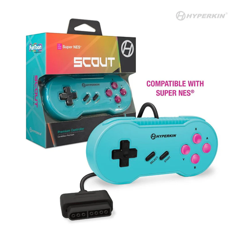 Hyperkin Scout Premium Controller the Super NES - Teal