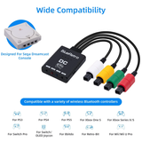 Wireless Controller Adapter For Sega Dreamcast Console-Black