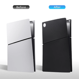 Dustproof Silicone Protective Case Cover for PS5 Slim Digital Edition-Black