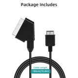 Sony PlayStation 3 2 and 1 Scart AV Cable