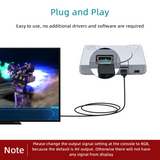 Sony PlayStation 3 2 and 1 Scart AV Cable
