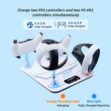 DOBE Multifunctional Cooling Charging Stand for PS5/New PS5/PS VR2 Controller-Wh