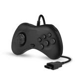 CirKa Controller for Sega Saturn (Black)