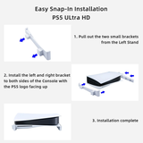 Horizontal Base Stand for the PS5 DE/UHD Gaming Console