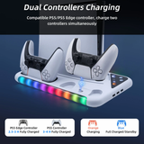 DOBE Multifunctional RGB Cooling Stand with Headphone Hook for PS5/PS5 Slim Cons