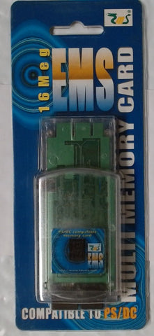 16MB EMS Multi Memory Card for the Sony Playstation and Sega Dreamcast