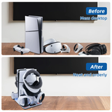 DOBE Multifunctional Cooling Charging Stand for PS5/New PS5/PS VR2 Controller-Wh