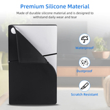 Dustproof Silicone Protective Case Cover for PS5 Slim Digital Edition-Black
