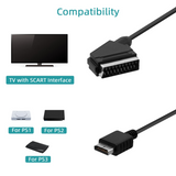 Sony PlayStation 3 2 and 1 Scart AV Cable