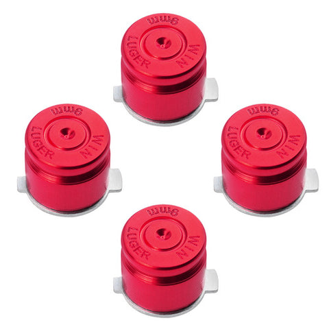 Metal Button Set for the Dualshock 3/4 Bullet Style