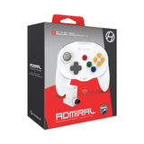 White Admiral Premium BT Controller for N64/Switch/SwitchLite/PC/MAC/And