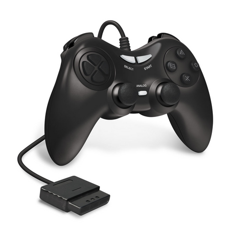 Black Wired Game Controller for PS2