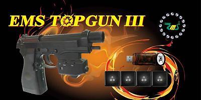 EMS LCD TopGun III FPS Shooting Gun Controller for Xbox PS2 PS3 PC