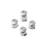 Metal Buttons Set for Xbox One Controller Bullet Style Silver