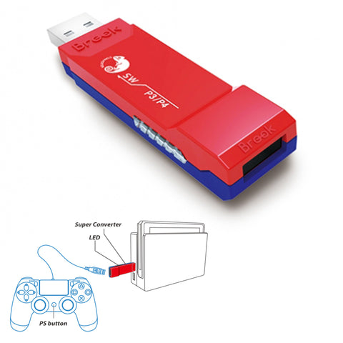 Brook Super Converter for PS3/PS4 to Nintendo Switch and WIIU