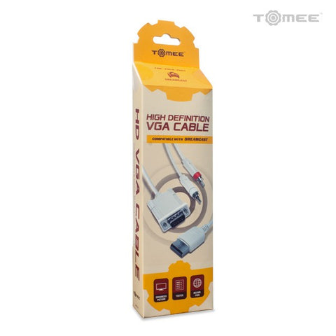 Dreamcast High Definition VGA Cable w/ RCA Sound Cable