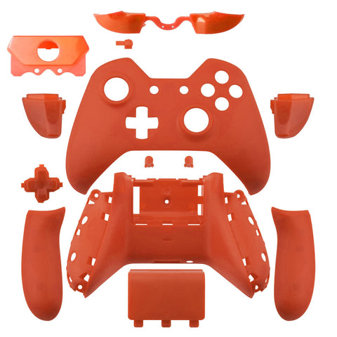 Xbox One Matte Orange Wireless Controller Shell with Audio jack